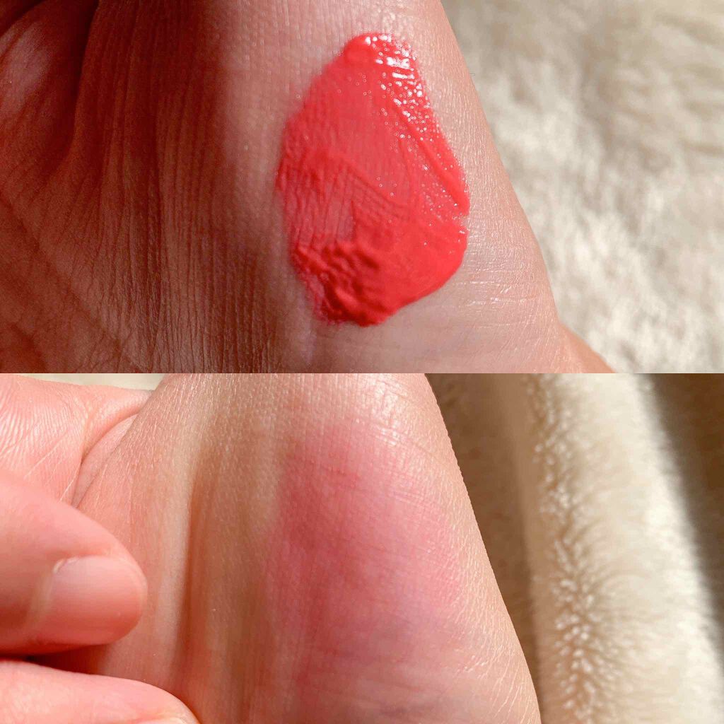 シアーマットティントプランパー 胸キュンピンク（PK）/ピュレア/リップティントを使ったクチコミ（2枚目）