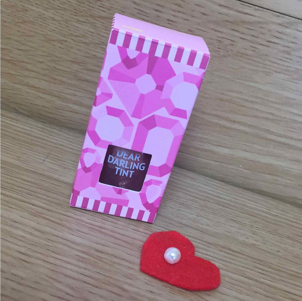 ディアダーリン ウォータージェルティント （アイスティント）/ETUDE/口紅を使ったクチコミ（1枚目）