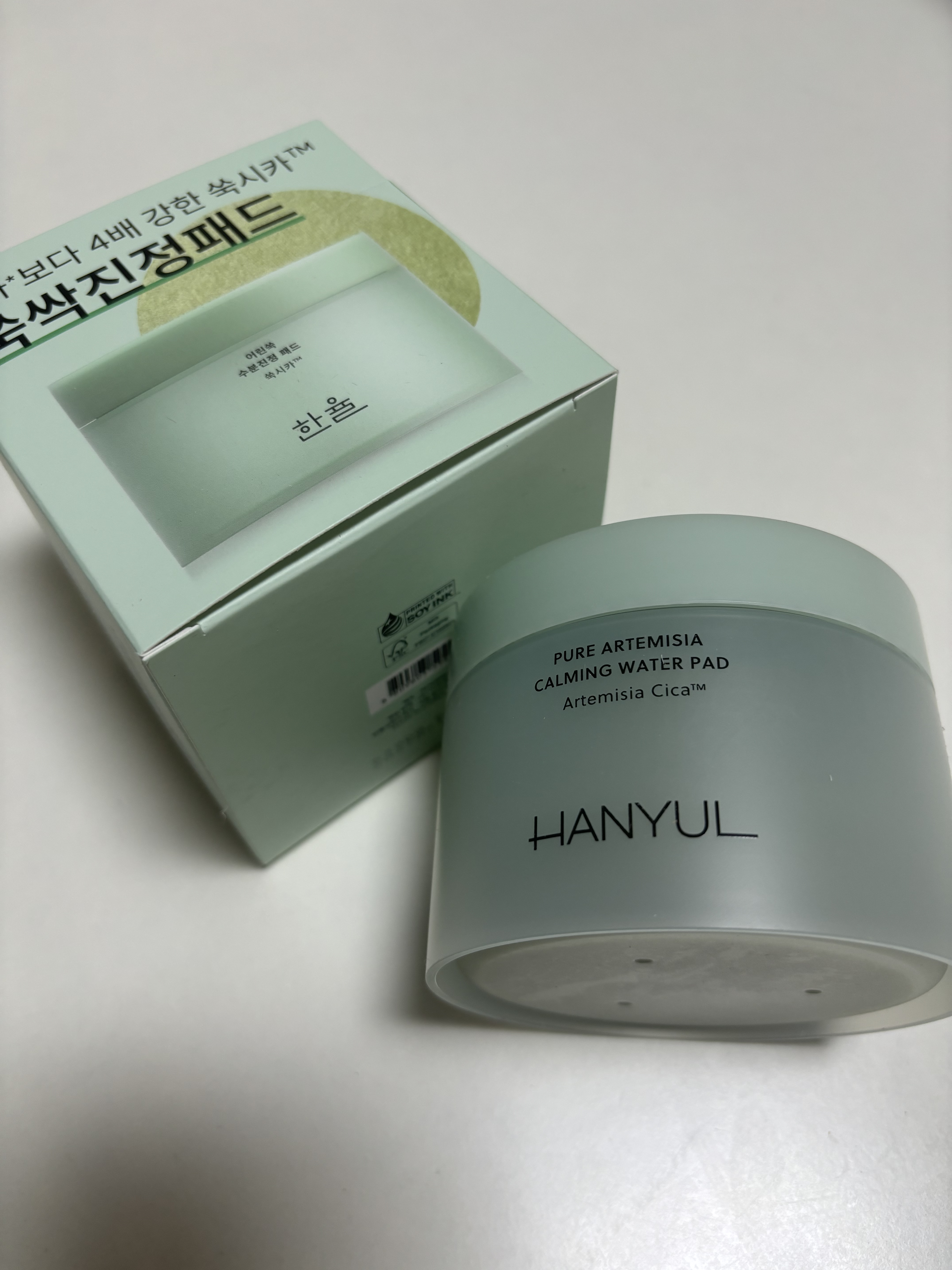 ピュアアルテミシアカーミングパッド/HANYUL(ハンユル)/トナーパッドを使ったクチコミ（1枚目）