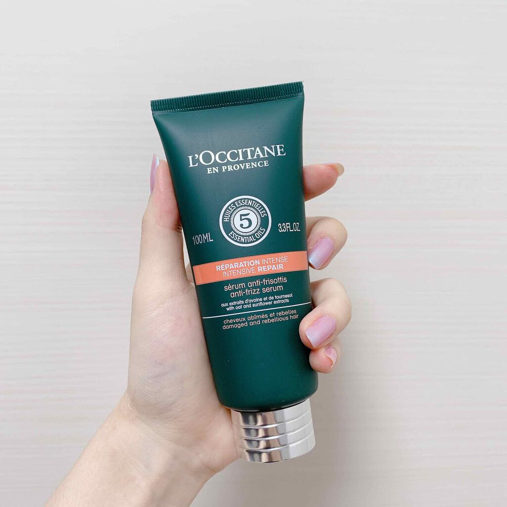 ファイブハーブス リペアリングヘアミルクセラム/L'OCCITANE/ヘアミルクを使ったクチコミ（1枚目）