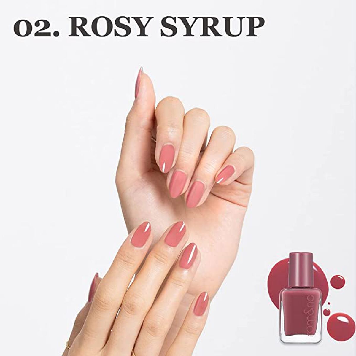 ムードペブルネイル 02 ROSY SYRUP（ロージーシロップ）