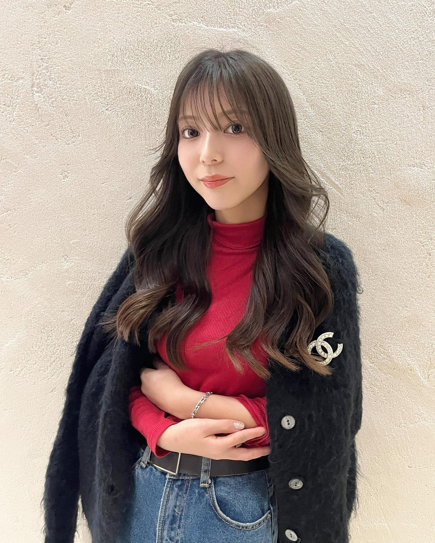 HARUNA on LIPS 「暗めでも柔らかいカラーが人気🩷オリーブと、ラベンダーが透明感強..」(3枚目)