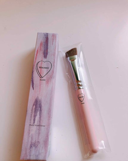 フーミー アイブロウブラシ 熊野筆/WHOMEE/メイクブラシを使ったクチコミ(1枚目)