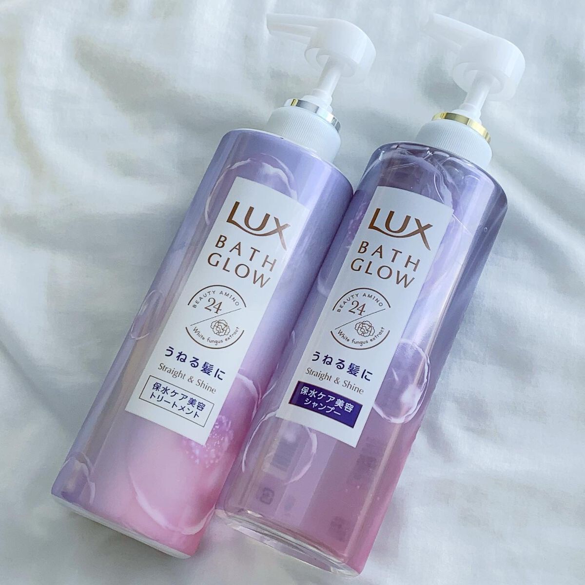 バスグロウ ストレート&シャイン シャンプー/トリートメント/LUX/市販シャンプーを使ったクチコミ(2枚目)