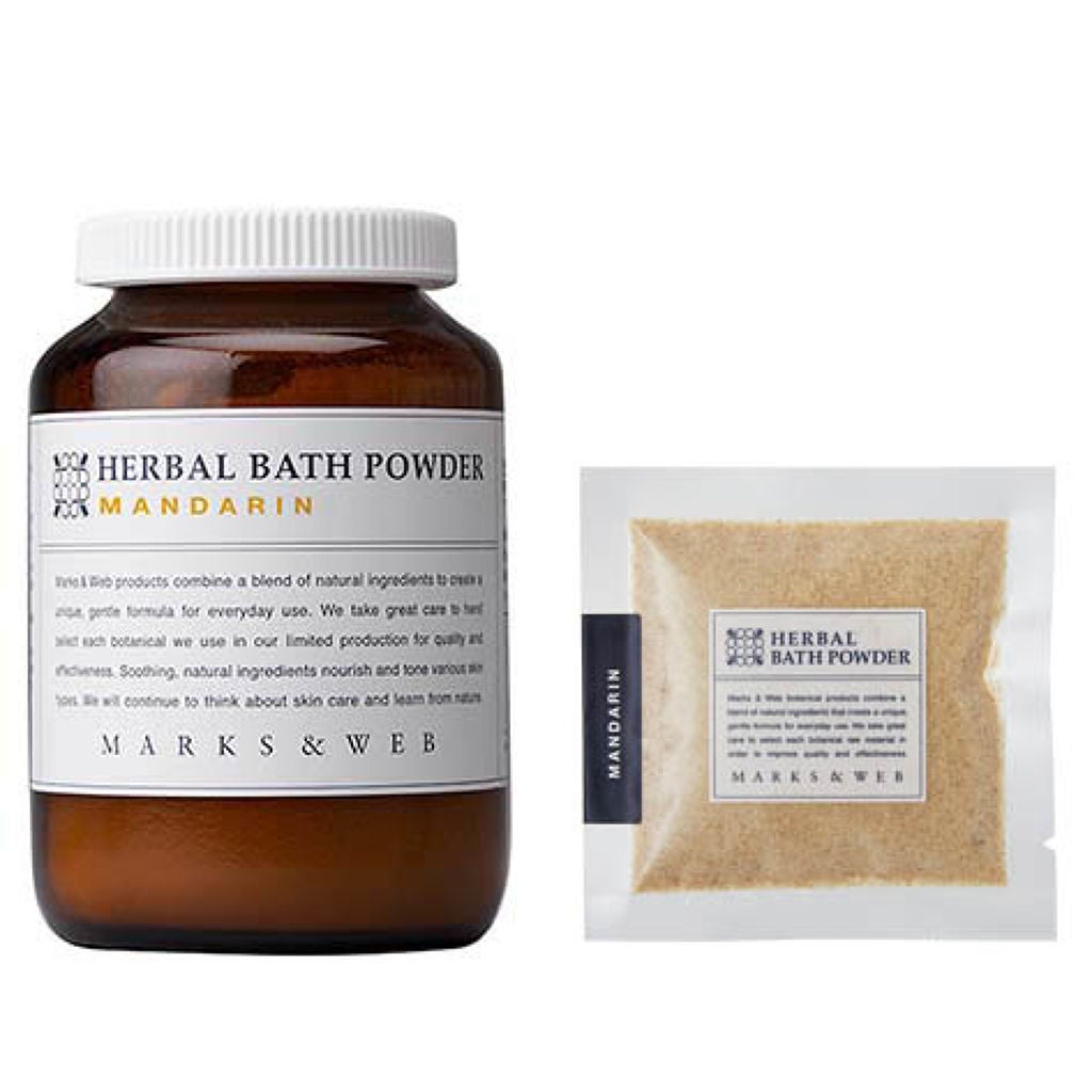 ハーバルバスパウダー マンダリン MARKS&WEB