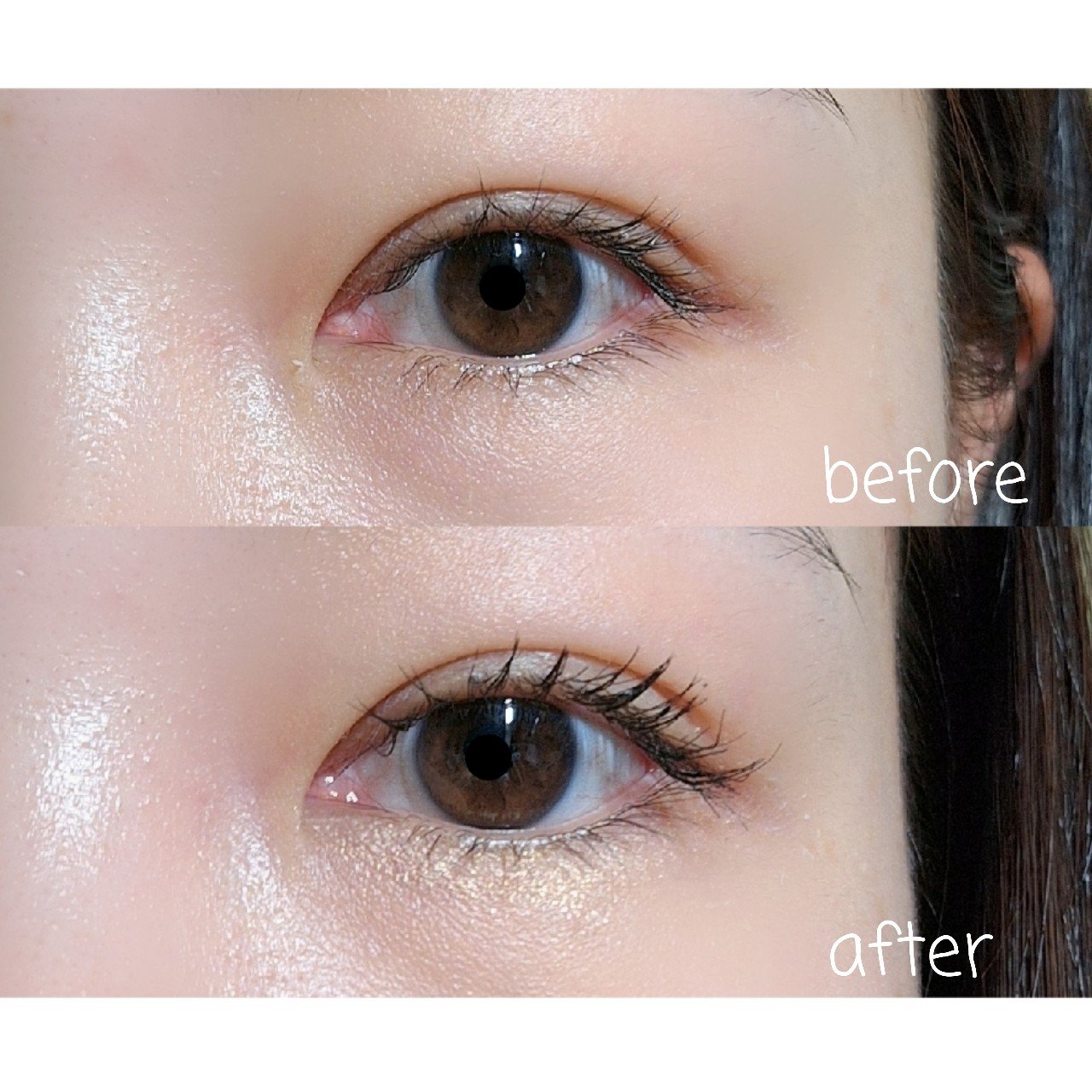 パーフェクトエクステンション マスカラ 漆黒ブラック/D-UP/マスカラを使ったクチコミ（3枚目）