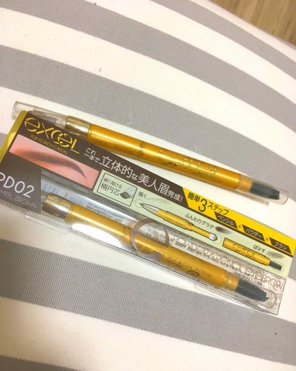 パウダー&ペンシル アイブロウEX/excel/アイブロウペンシルを使ったクチコミ(1枚目)
