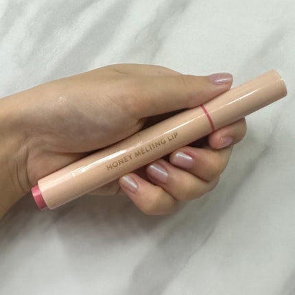 ハニーメルティングリップ 02 イチジクミルク/ネイチャーリパブリック/口紅を使ったクチコミ(3枚目)