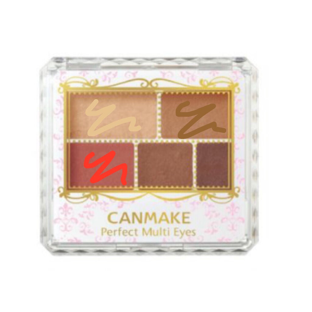 パーフェクトマルチアイズ/キャンメイク/アイシャドウパレットを使ったクチコミ(3枚目)