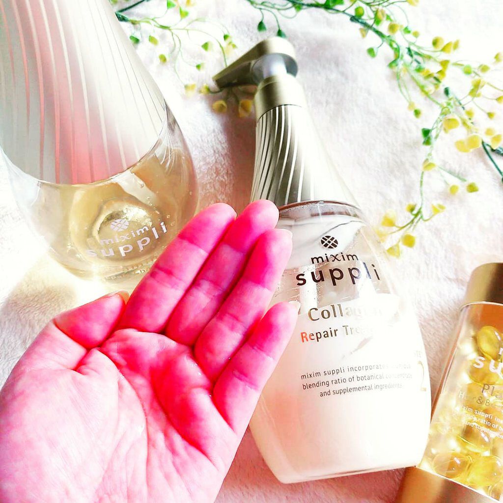 プラセンタ ヘア&ボディオイルカプセル/mixim suppli/ヘアオイルを使ったクチコミ（3枚目）