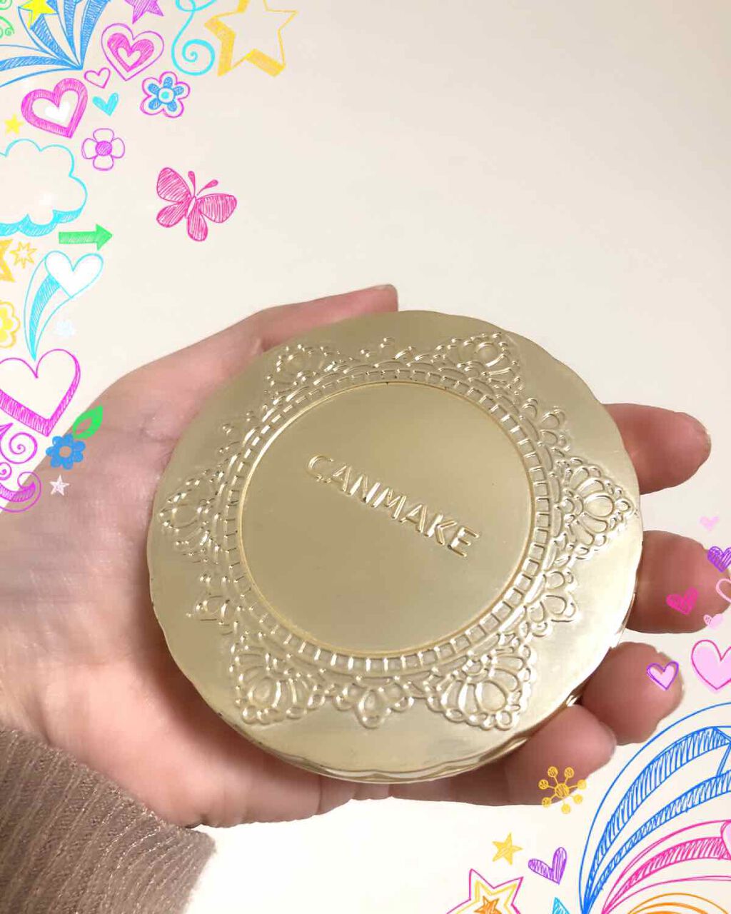 【旧品】マシュマロフィニッシュパウダー/キャンメイク/プレストパウダーを使ったクチコミ（1枚目）