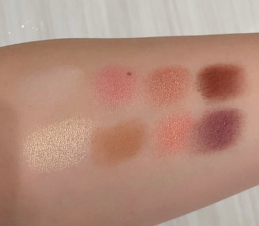 ティックルドピーチ ミニ アイシャドウ パレット/Too Faced/パウダーアイシャドウを使ったクチコミ（4枚目）