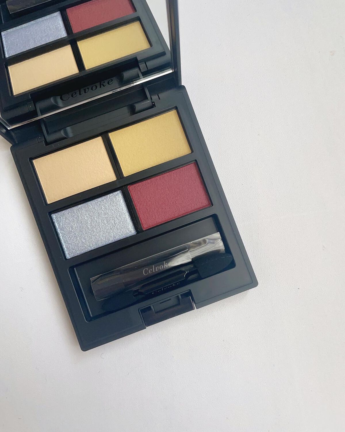セルヴォーク ヴァティック アイパレット 04 ピスタチオレッド/Celvoke/アイシャドウパレットを使ったクチコミ（1枚目）