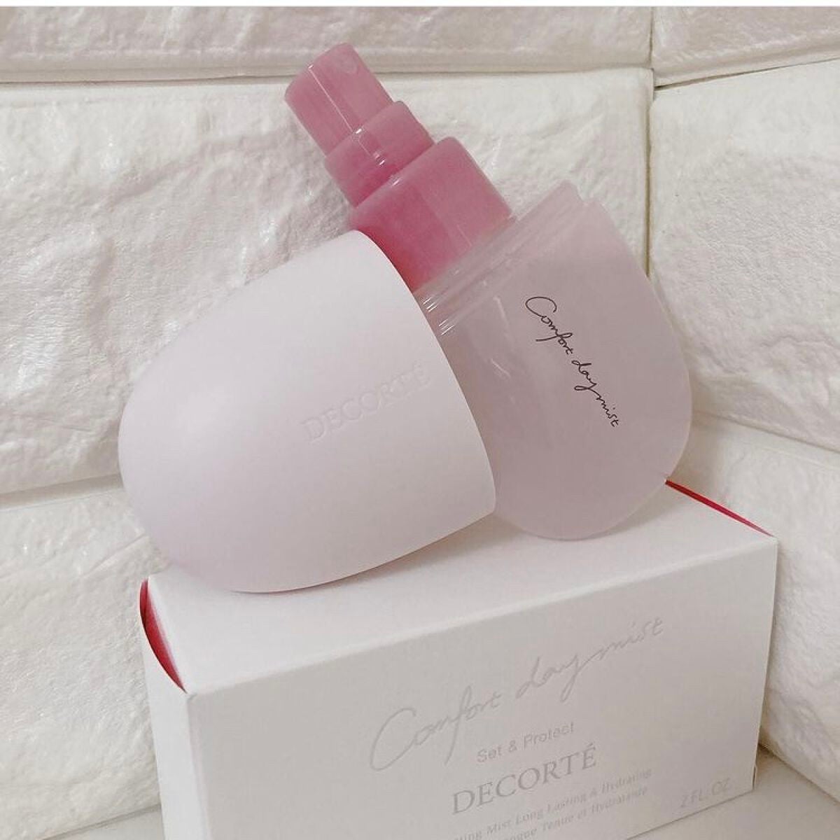 コンフォート デイミスト セット&プロテクト/DECORTÉ/ミスト状化粧水を使ったクチコミ(2枚目)