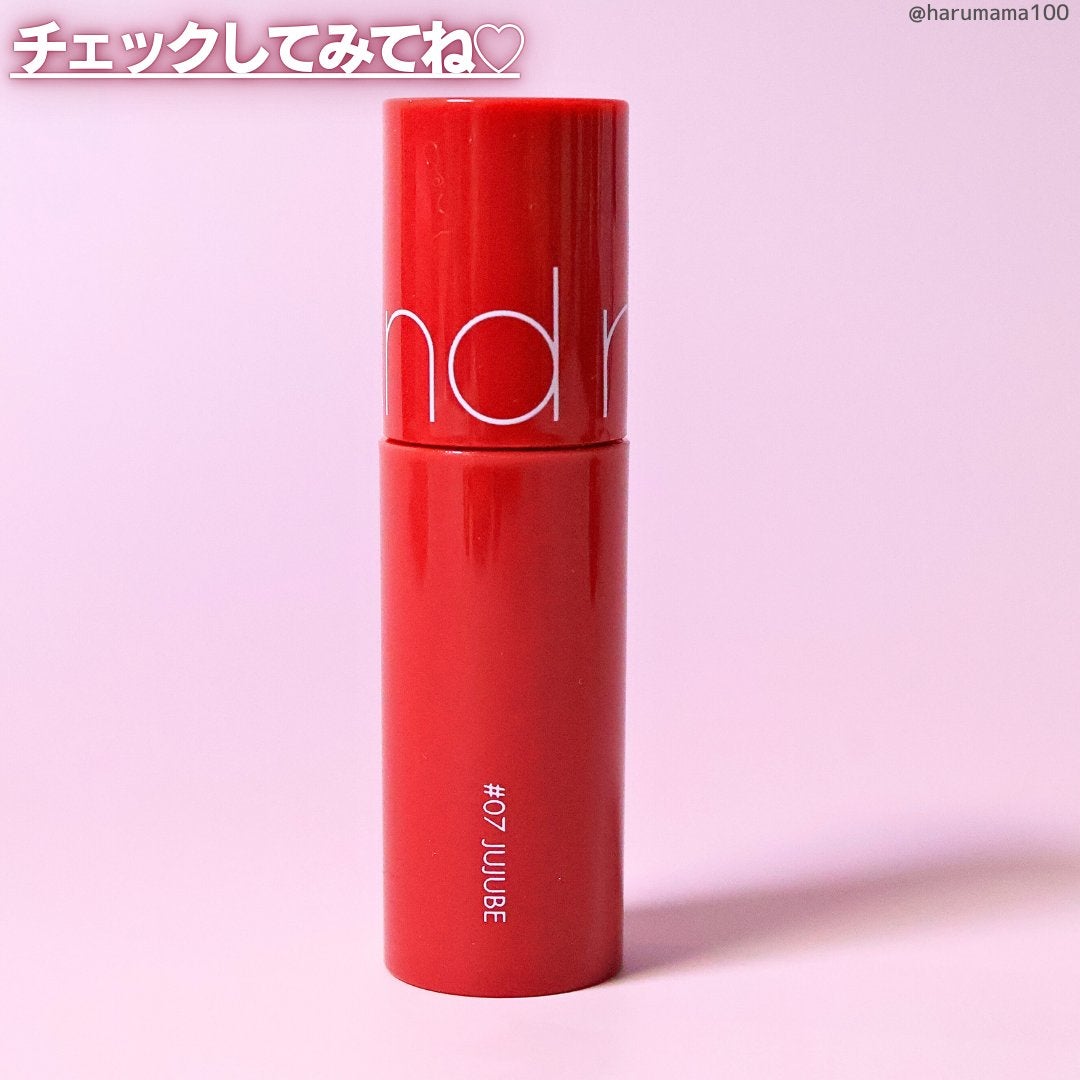ジューシーラスティングティント/rom&nd/リップティントを使ったクチコミ(7枚目)
