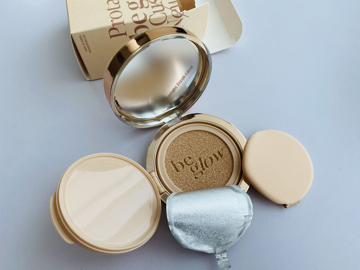 プロテーラービーグロウクッション ニュークラス/espoir/クッションファンデーションを使ったクチコミ（3枚目）