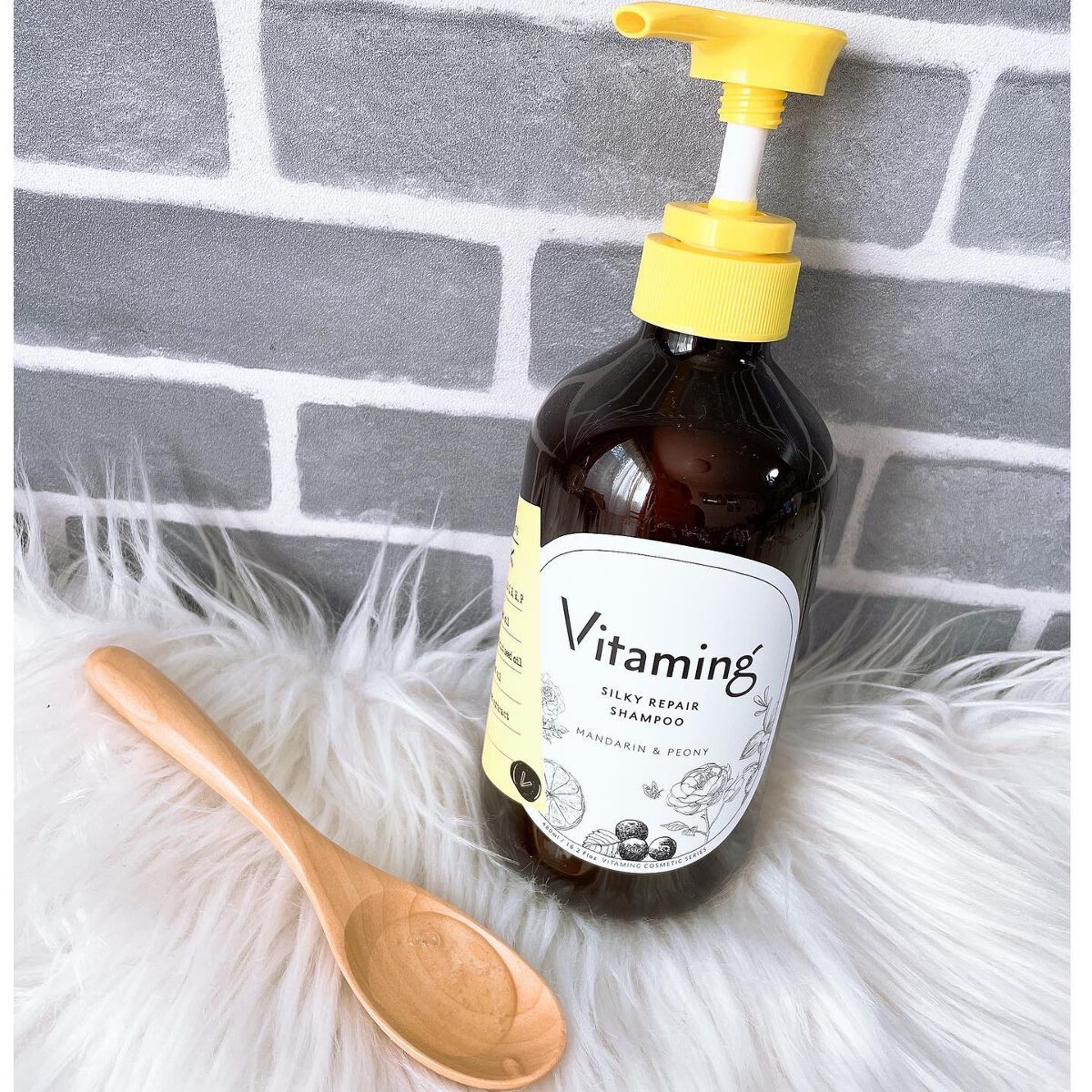 シルキーリペアシャンプー/トリートメント(マンダリン＆ピオニーの香り)/Vitaming/市販シャンプーを使ったクチコミ（2枚目）