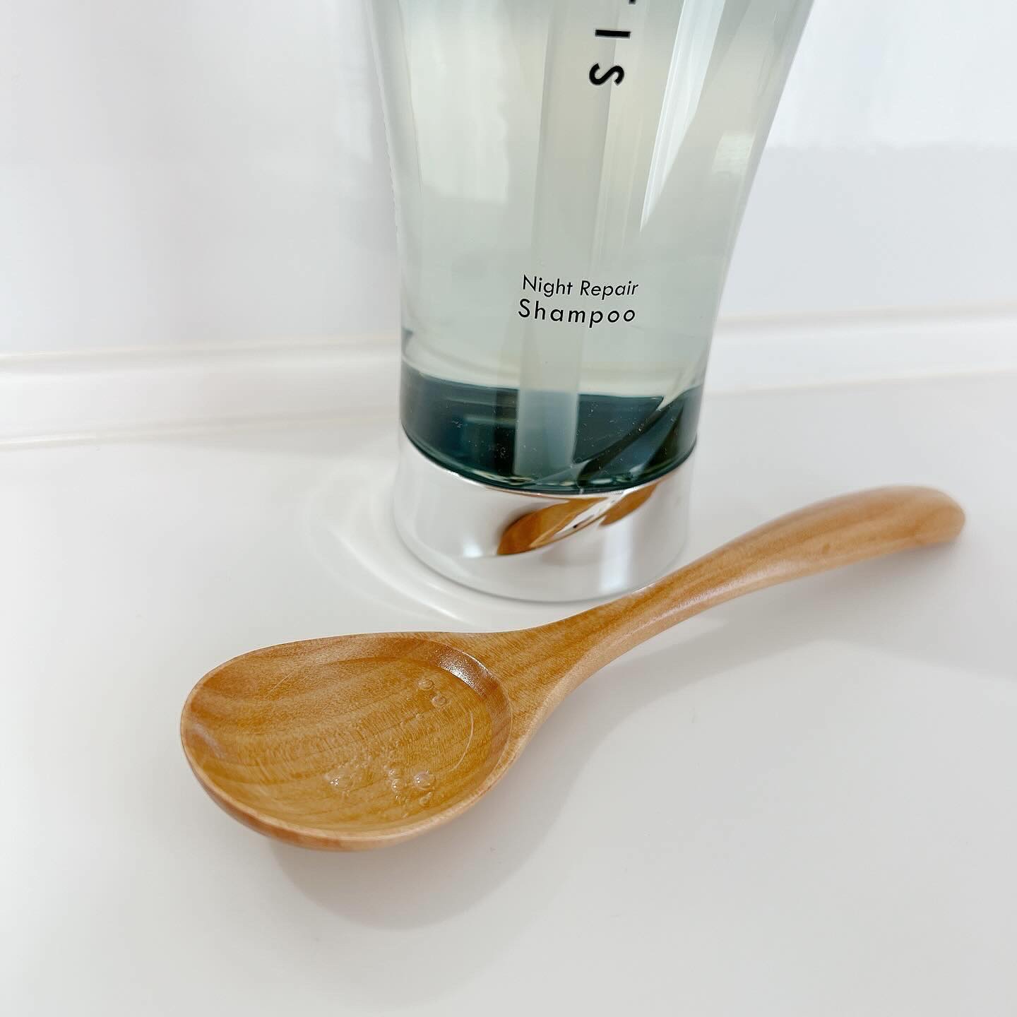 ナイトリペア シャンプー/ヘアトリートメント/THERATIS/シャンプー・コンディショナーを使ったクチコミ（2枚目）