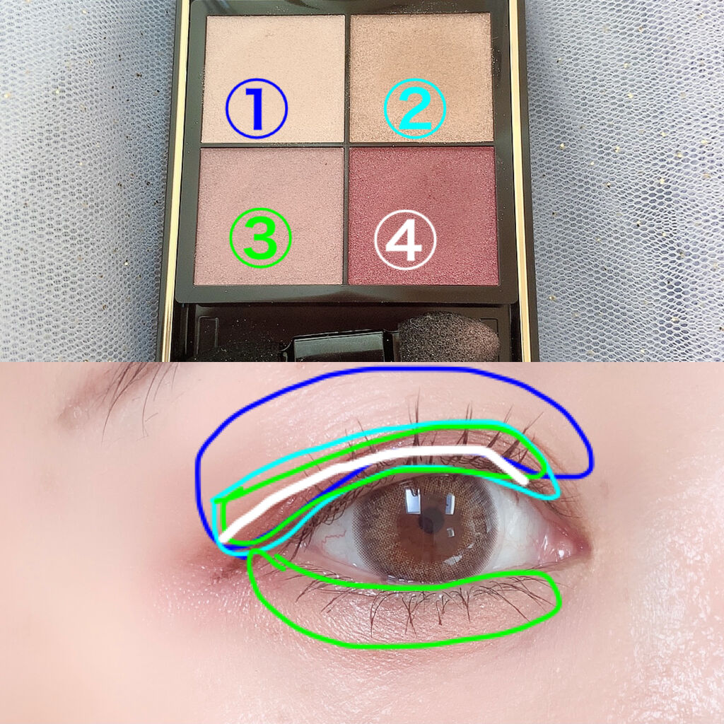 リアルクローズシャドウ/excel/アイシャドウパレットを使ったクチコミ（3枚目）