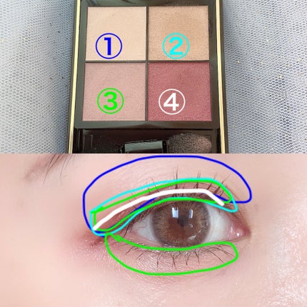 リアルクローズシャドウ/excel/アイシャドウパレットを使ったクチコミ(3枚目)