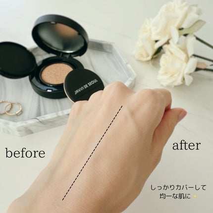 ジャビンドゥソウル ウインクファンデーションパクト/Javin De Seoul/クッションファンデーションを使ったクチコミ(6枚目)
