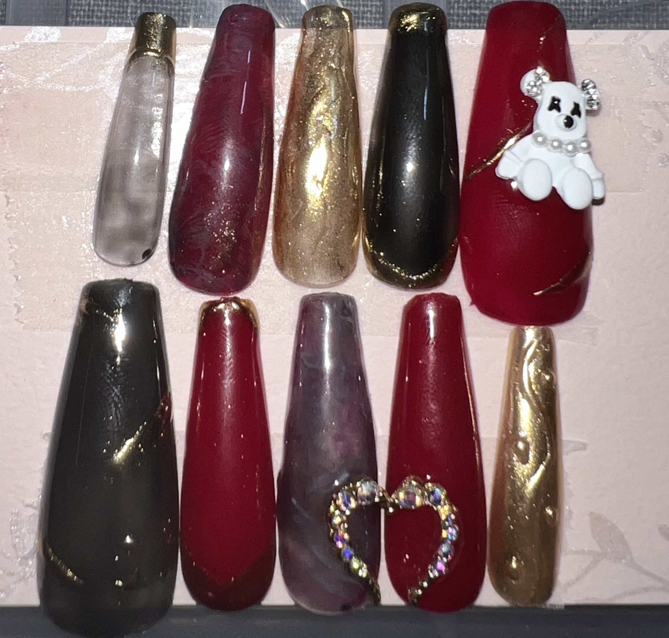 ジェルネイル（ライト対応）/セリア/ジェルネイルを使ったクチコミ（2枚目）