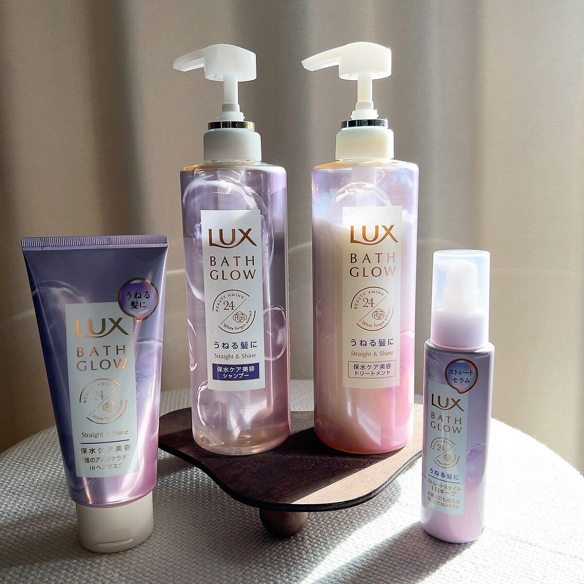 バスグロウ ストレート&シャイン シャンプー/トリートメント/LUX/市販シャンプーを使ったクチコミ(2枚目)