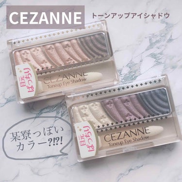 トーンアップアイシャドウ/CEZANNE/アイシャドウパレットを使ったクチコミ（1枚目）