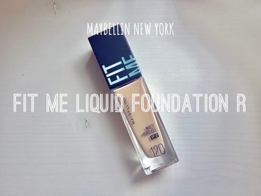 フィットミー リキッドファンデーション R/MAYBELLINE NEW YORK/リキッドファンデーションを使ったクチコミ（1枚目）