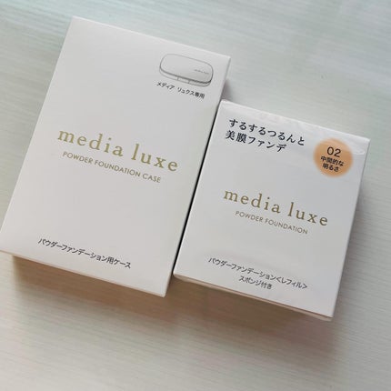 パウダーファンデーション/media luxe/パウダーファンデーションを使ったクチコミ(1枚目)