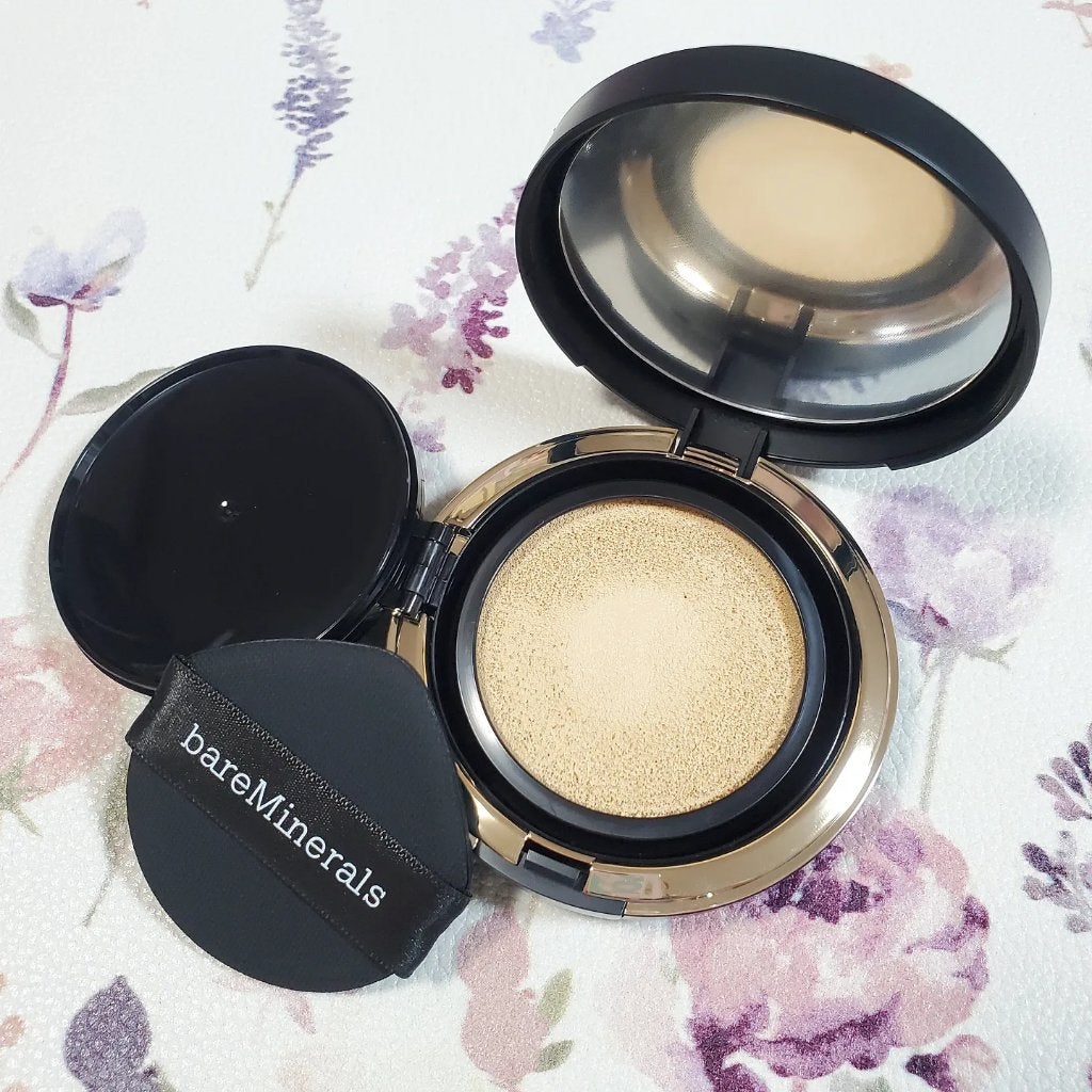 オリジナル ピュア セラム カバーアップ クッション/bareMinerals/クッションファンデーションを使ったクチコミ(5枚目)