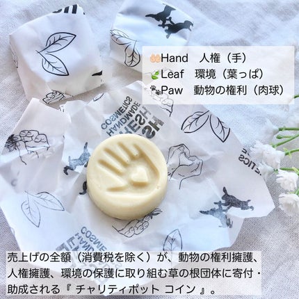 チャリティポット コイン/ラッシュ/ボディローションを使ったクチコミ(2枚目)