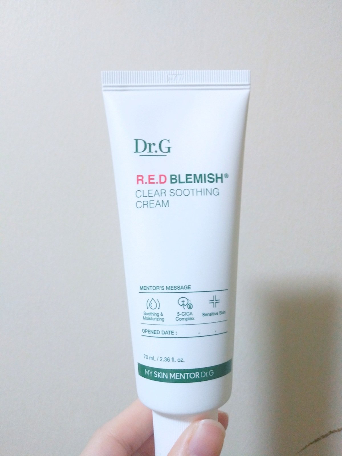 Dr.G レッドB・Cスージングクリーム(チューブタイプ)のクチコミ「【使った商品】
Dr.G RED BLEMISH 
CLEAR SOOTHING CREAM
.....」（2枚目）