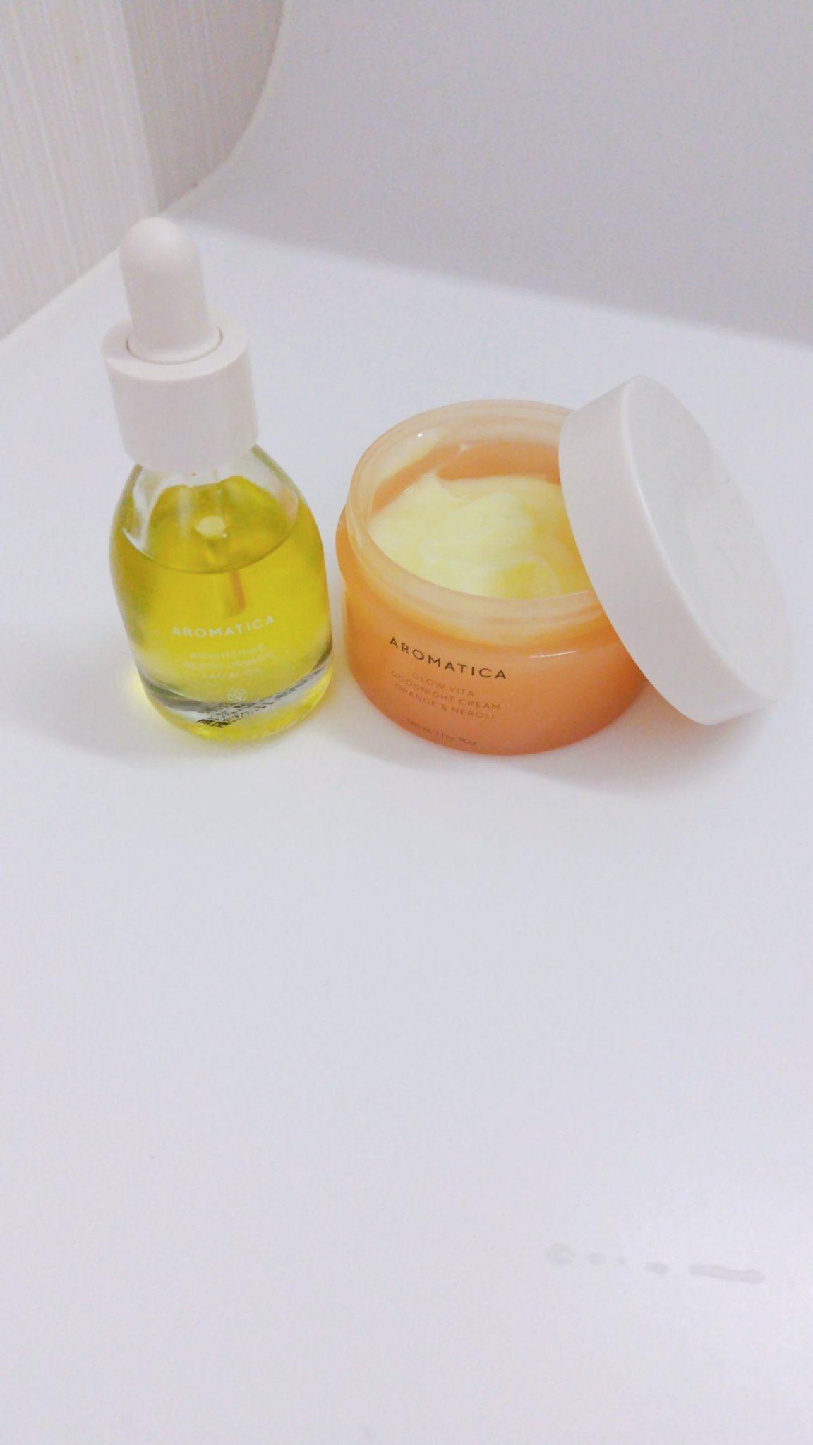 グロービタグットナイトクリーム/AROMATICA/フェイスクリームを使ったクチコミ（2枚目）