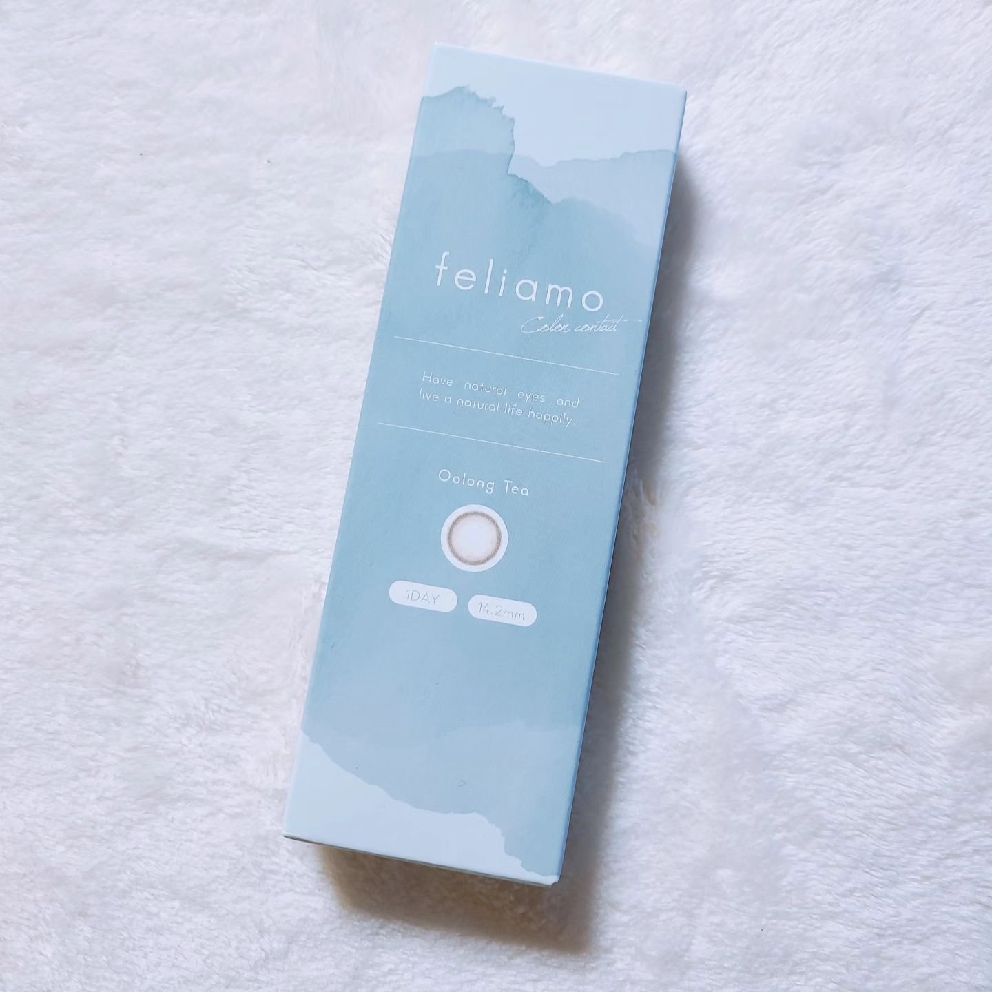 feliamo 1day ウーロンティー/feliamo/ワンデー（１DAY）カラコンを使ったクチコミ（2枚目）