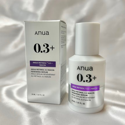 レチノール0.3 ナイアシンリニューイングセラム/Anua/美容液を使ったクチコミ(1枚目)