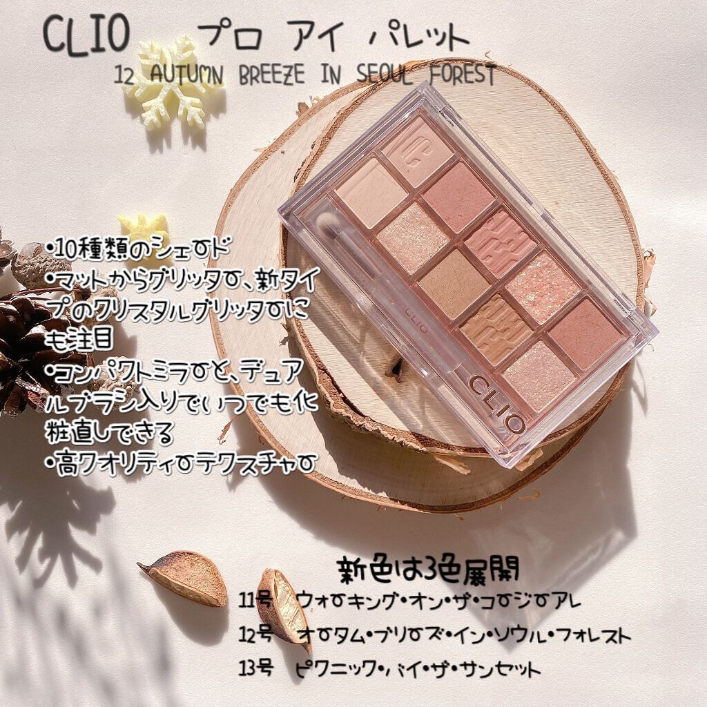 プロ アイ パレット/CLIO/アイシャドウパレットを使ったクチコミ（2枚目）