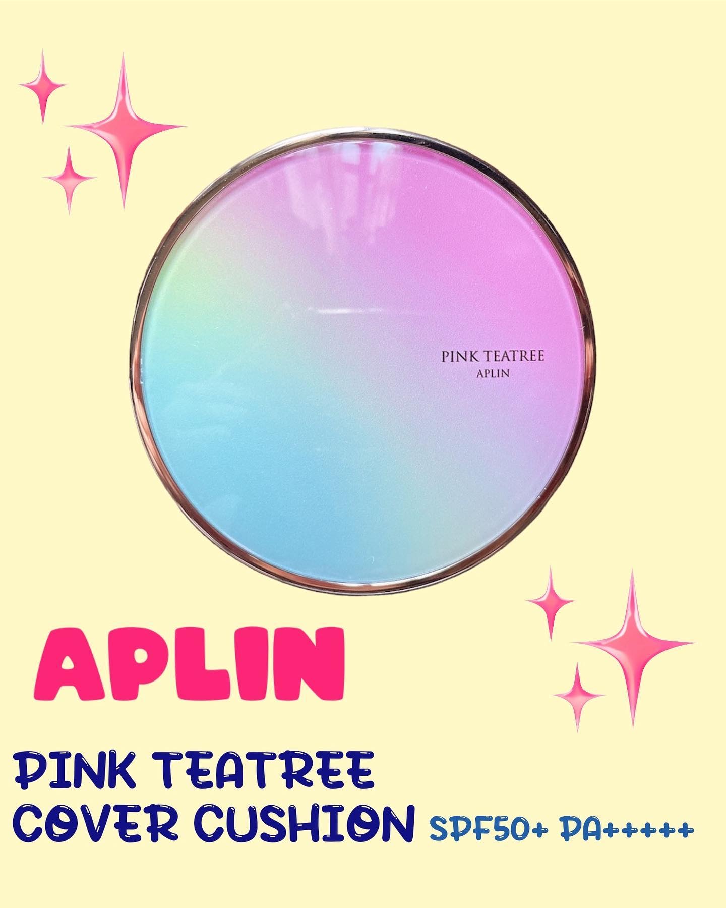 ピンクティーツリーカバークッション/APLIN/クッションファンデーションを使ったクチコミ（1枚目）
