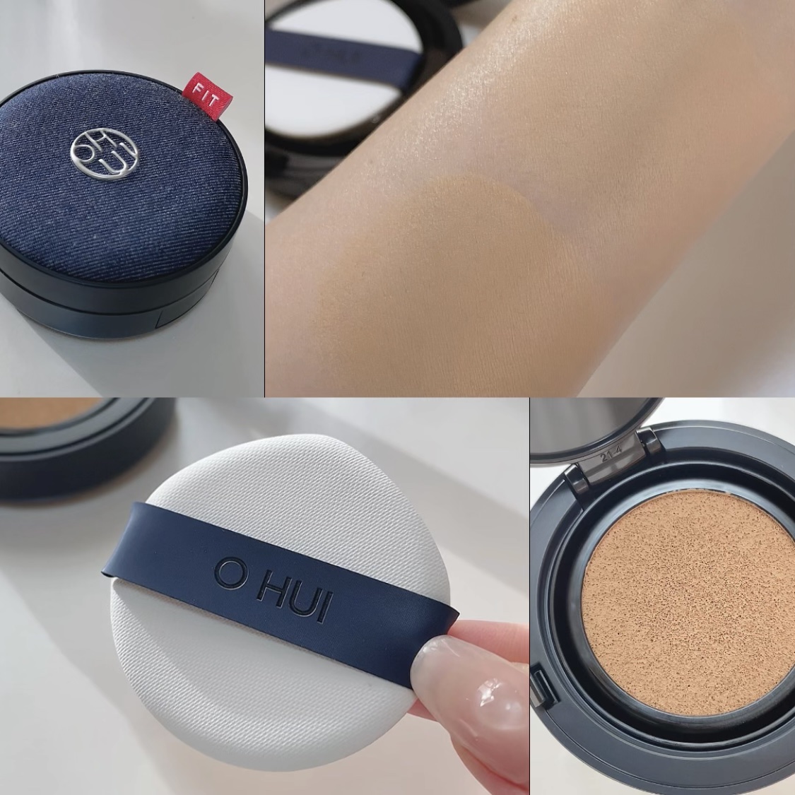 アルティメットフィット トーンアップデニムクッション/OHUI/クッションファンデーションを使ったクチコミ（3枚目）