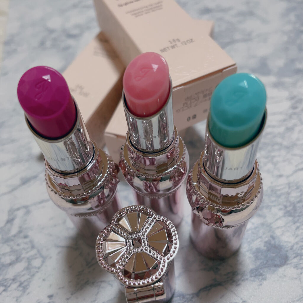 ジルスチュアート リップグロウ セラムバーム 03 ca.ssis swing/JILL STUART/リップバームを使ったクチコミ（2枚目）