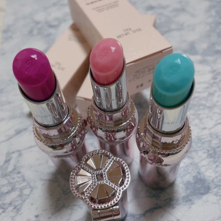 ジルスチュアート リップグロウ セラムバーム 02 mint breeze/JILL STUART/リップバームを使ったクチコミ(2枚目)