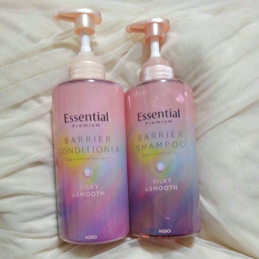 エッセンシャルプレミアム バリアシャンプー・コンディショナー シルキー&スムース/エッセンシャル/市販シャンプーを使ったクチコミ(1枚目)