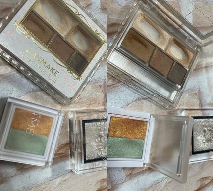 パーフェクトマルチアイズ/キャンメイク/アイシャドウパレットを使ったクチコミ(5枚目)