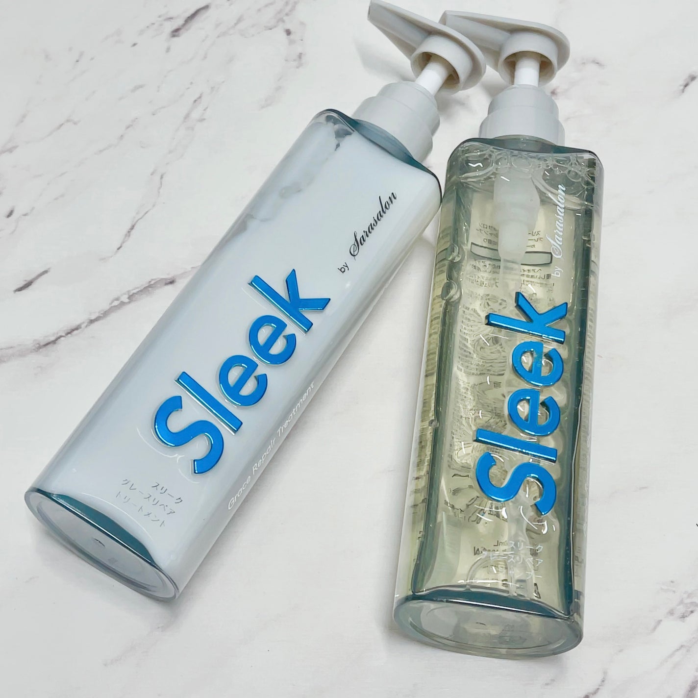 グレースリペアシャンプー/トリートメント/スリーク by サラサロン/市販シャンプーを使ったクチコミ(1枚目)