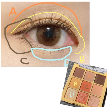 アイシャドウパレット ブロッサムエディション/Peach C/アイシャドウパレットを使ったクチコミ(4枚目)