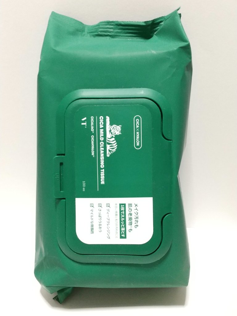 CICA マイルドクレンジングティッシュ/VT/クレンジングシートを使ったクチコミ（2枚目）