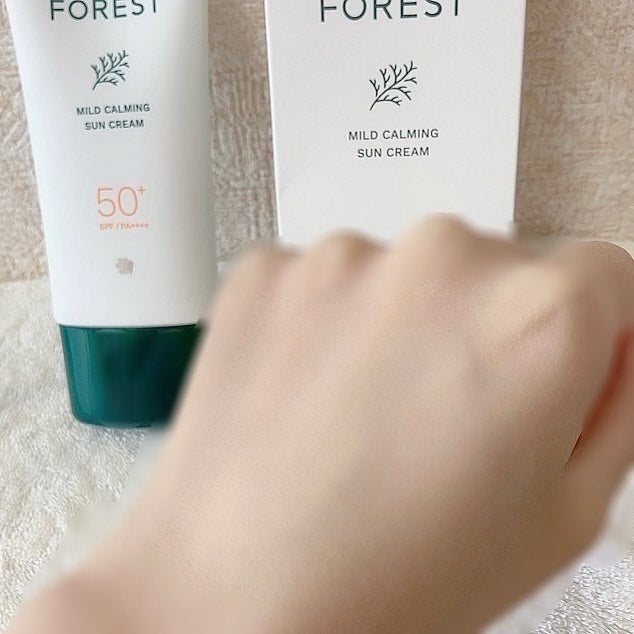 フォレスト マイルドカーミングサンクリーム/FoRest by Greenfinger/日焼け止めクリームを使ったクチコミ(3枚目)