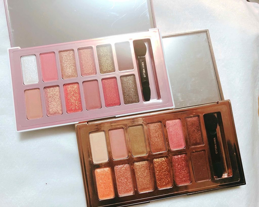 バレンタインボックス2 ピーチパレット/VAVI MELLO/アイシャドウパレットを使ったクチコミ(2枚目)