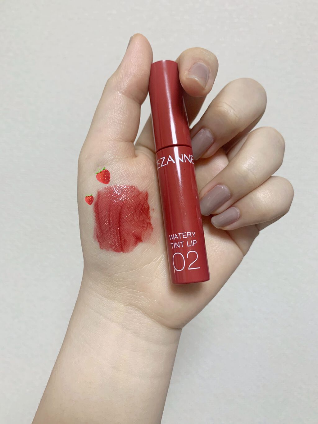 ウォータリーティントリップ/CEZANNE/リップティントを使ったクチコミ（1枚目）