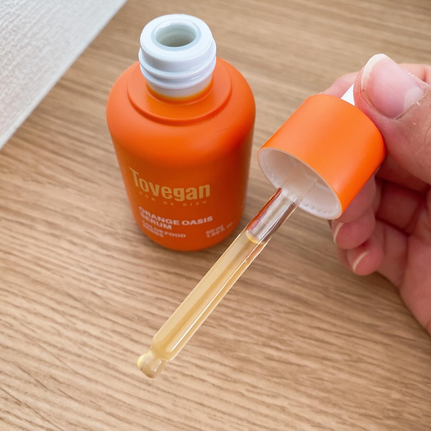 カラーフードシリーズオレンジオアシスセラム/Tovegan/美容液を使ったクチコミ（2枚目）